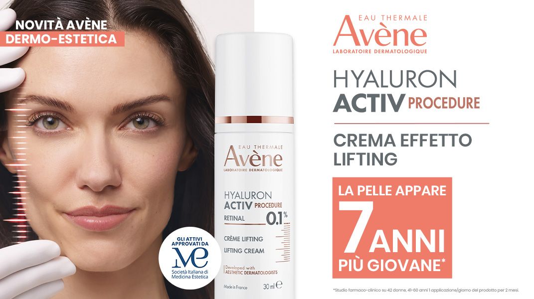 News dalle Aziende: Avène racconta  "Hyaluron Activ Procedure" crema effetto lifting